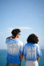 HOPE MAKERS Oversized T-Shirt - Blue