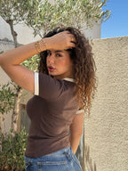 T-shirt Femme Demi Manches